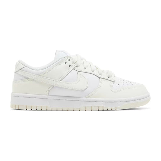Women's Nike Dunk Low, White Sail