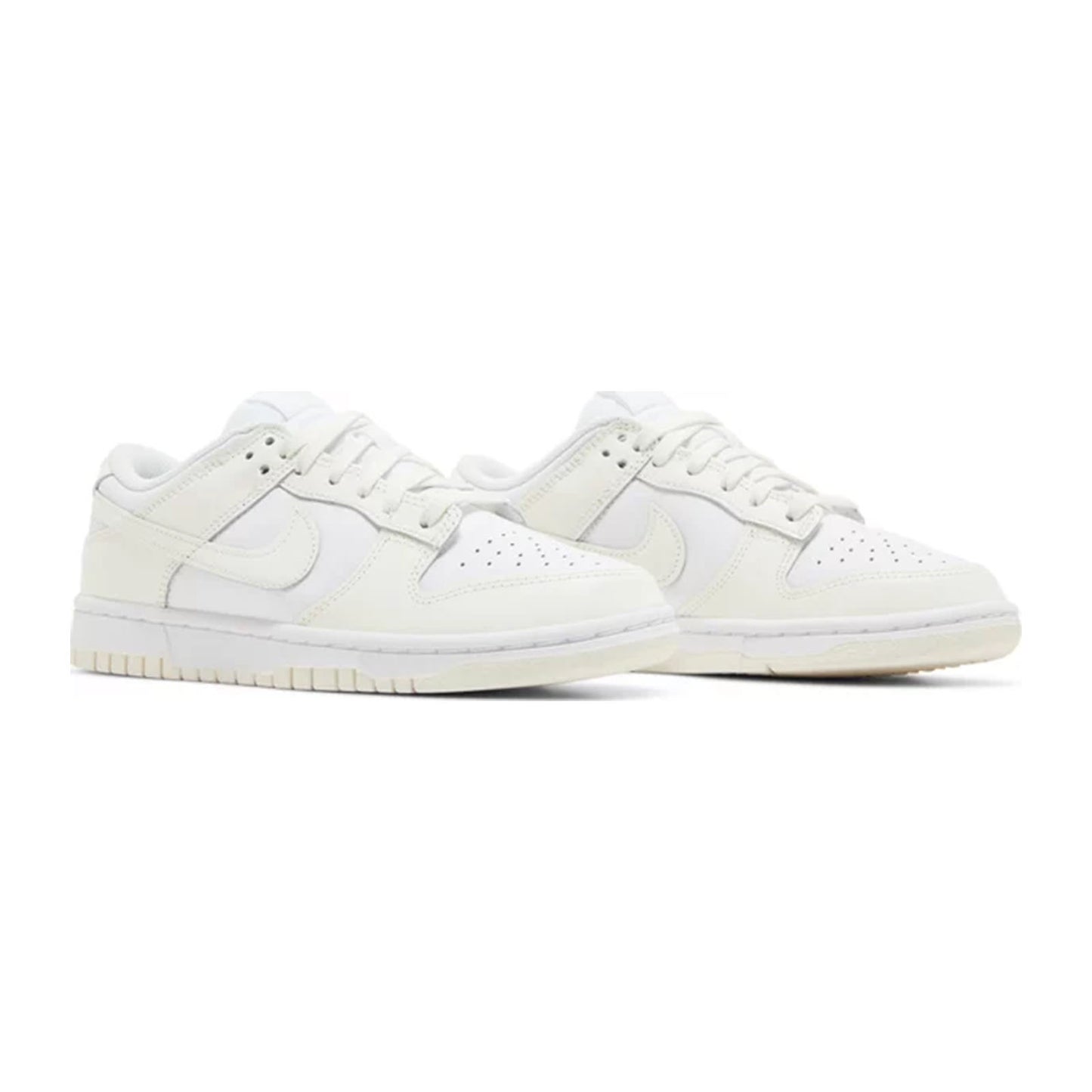 Women's Nike Dunk Low, White Sail