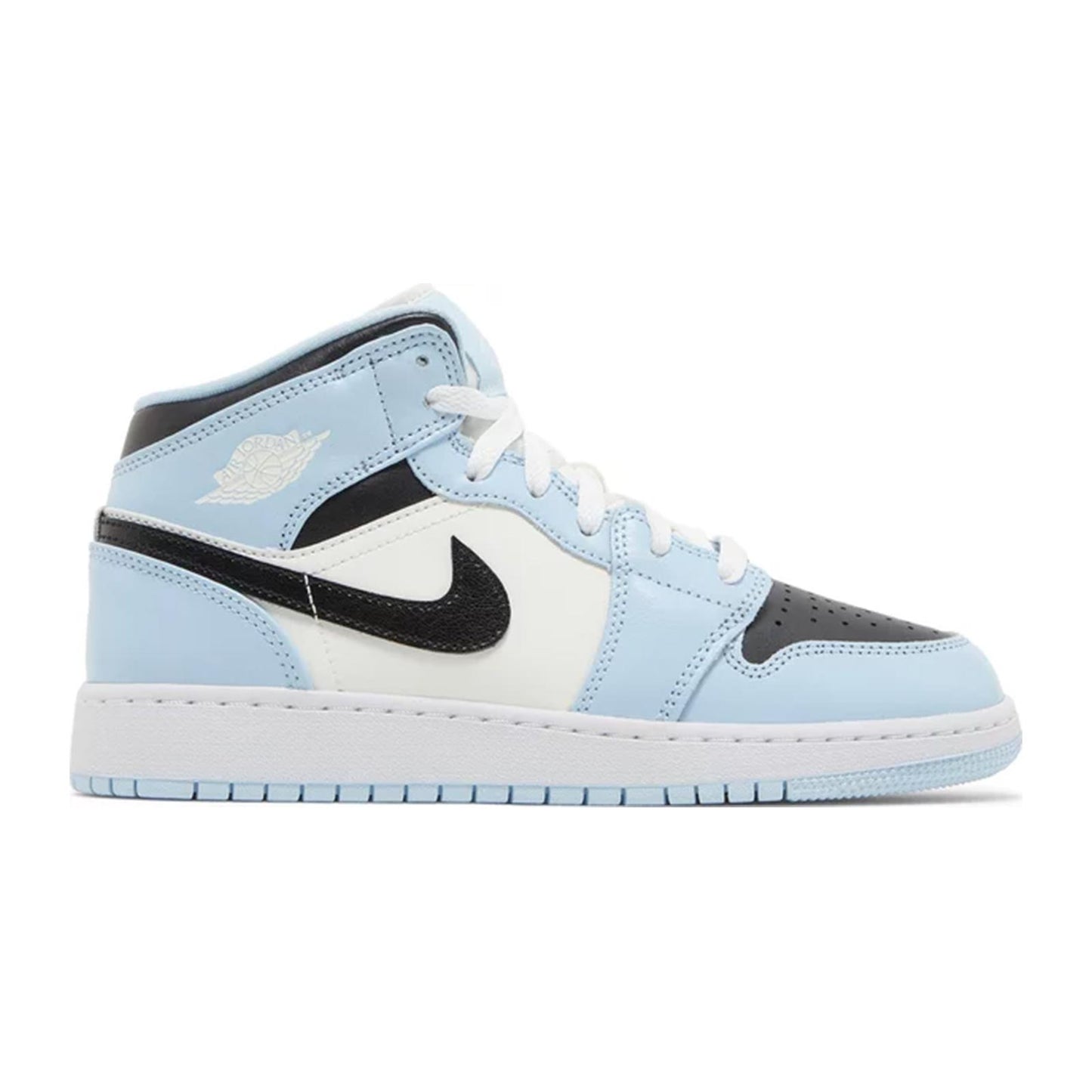 Air Jordan 1 Mid (GS), Ice Blue