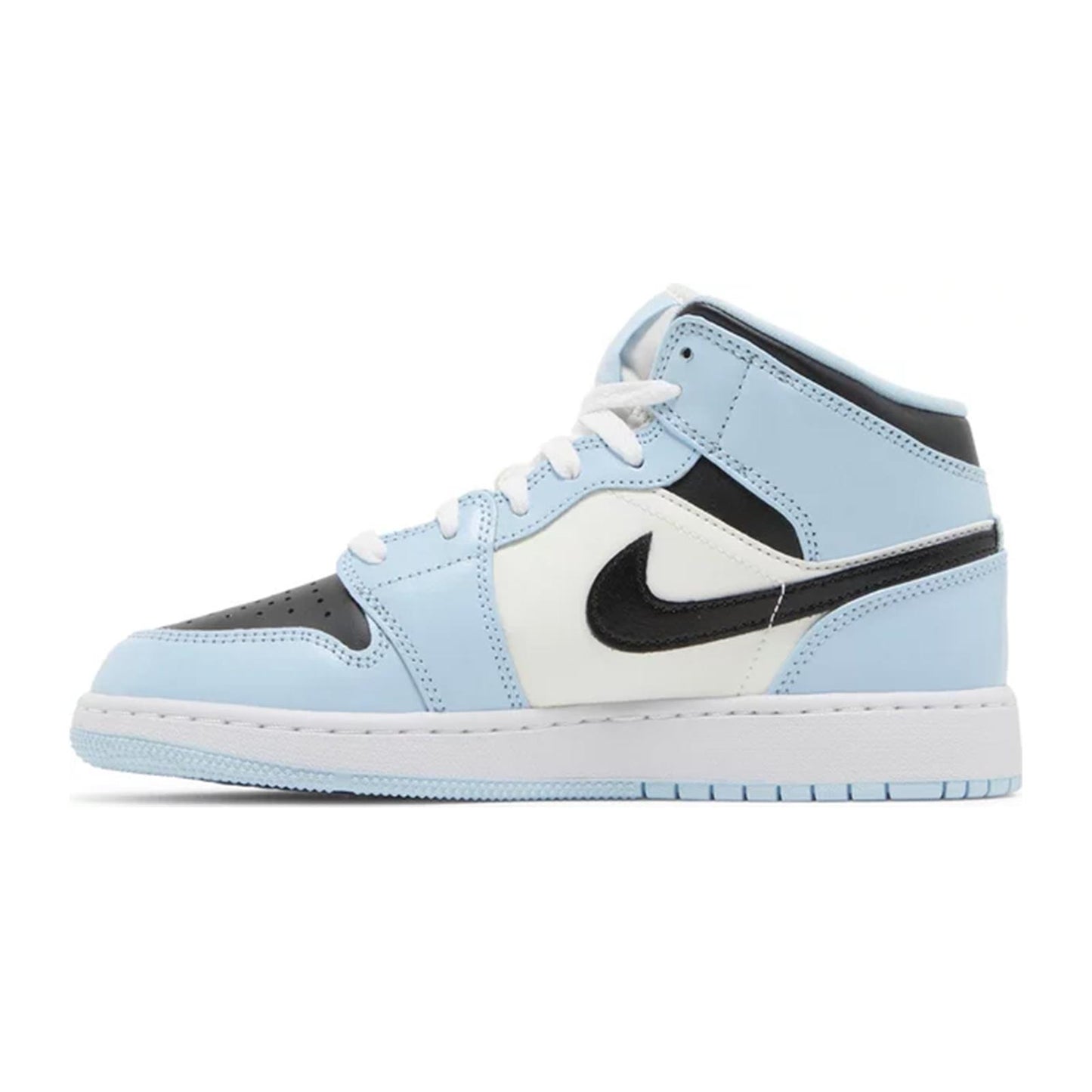 Air Jordan 1 Mid (GS), Ice Blue