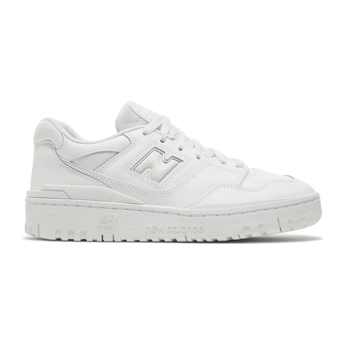 New Balance 550 Big Kid, Triple White