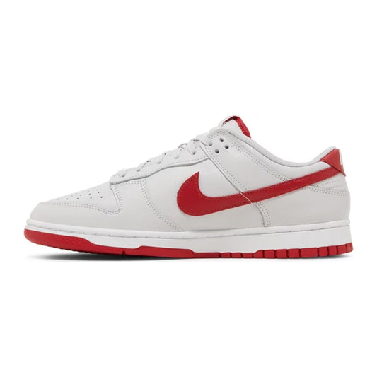 Nike Dunk Low, Vast Grey Varsity Red hover image