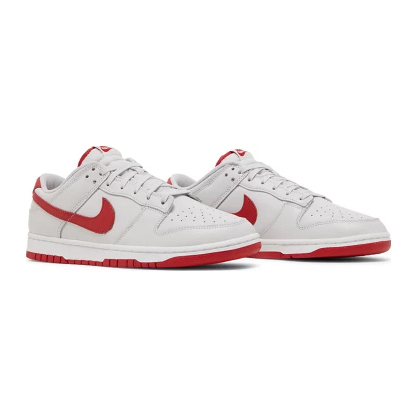 Nike Dunk Low, Vast Grey Varsity Red