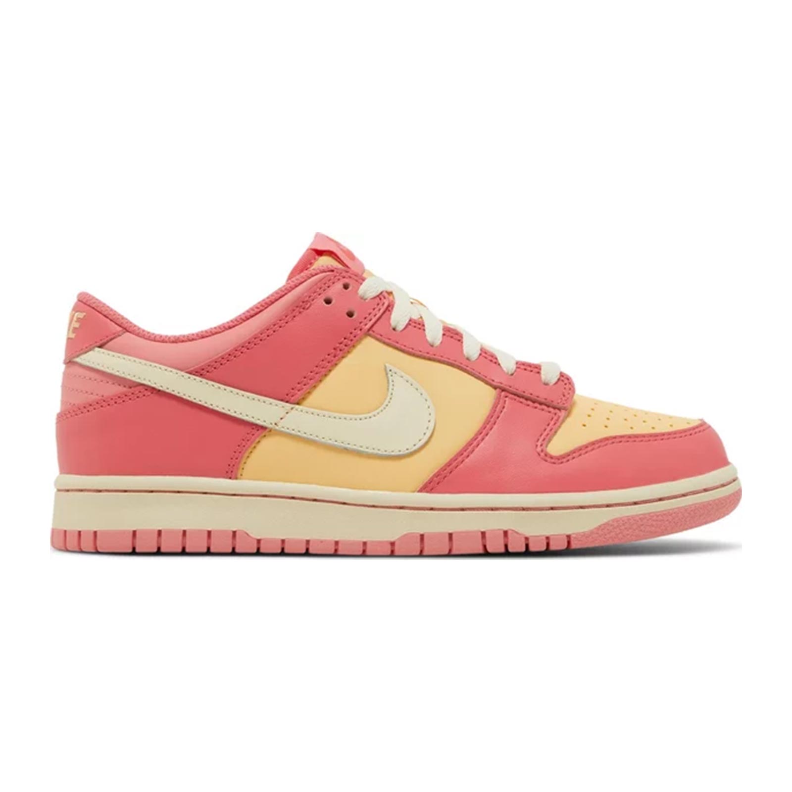 Nike dunk low peach cream size 12 deals women