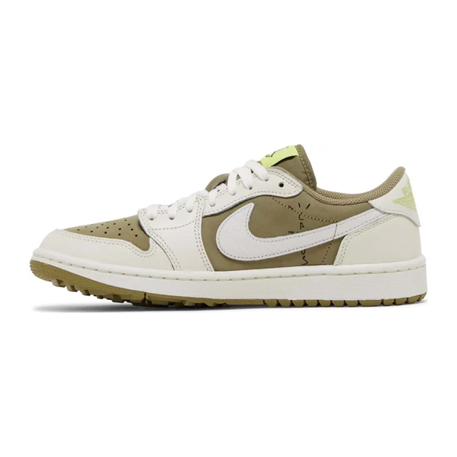 Travis Scott x Air Jordan 1 Low Golf, Neutral Olive