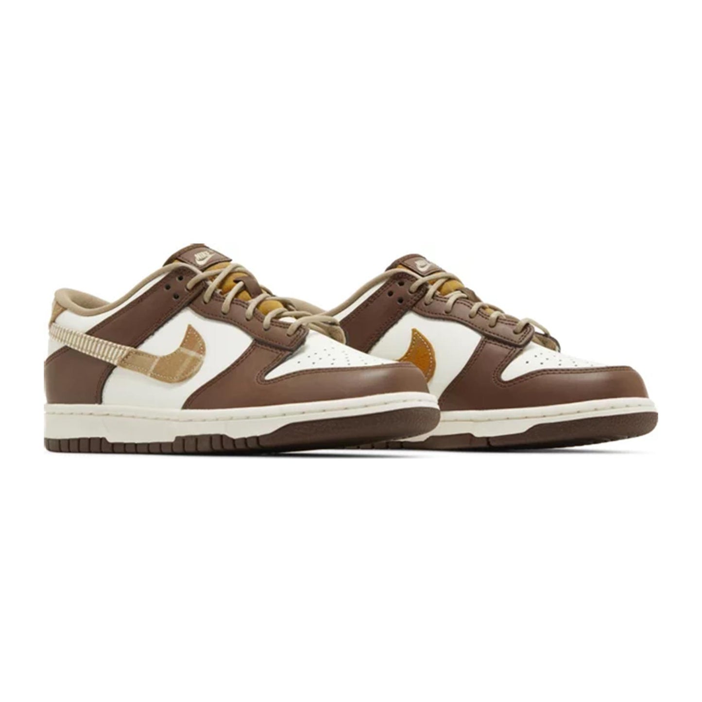 Nike Dunk Low (GS), Plaid Brown
