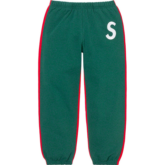 Supreme S Logo Split Sweatpant Dark Green