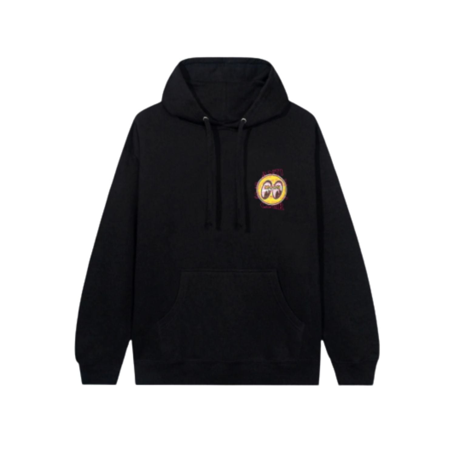 Anti Social Social Club X Mooneyes Stacked Hoodie black