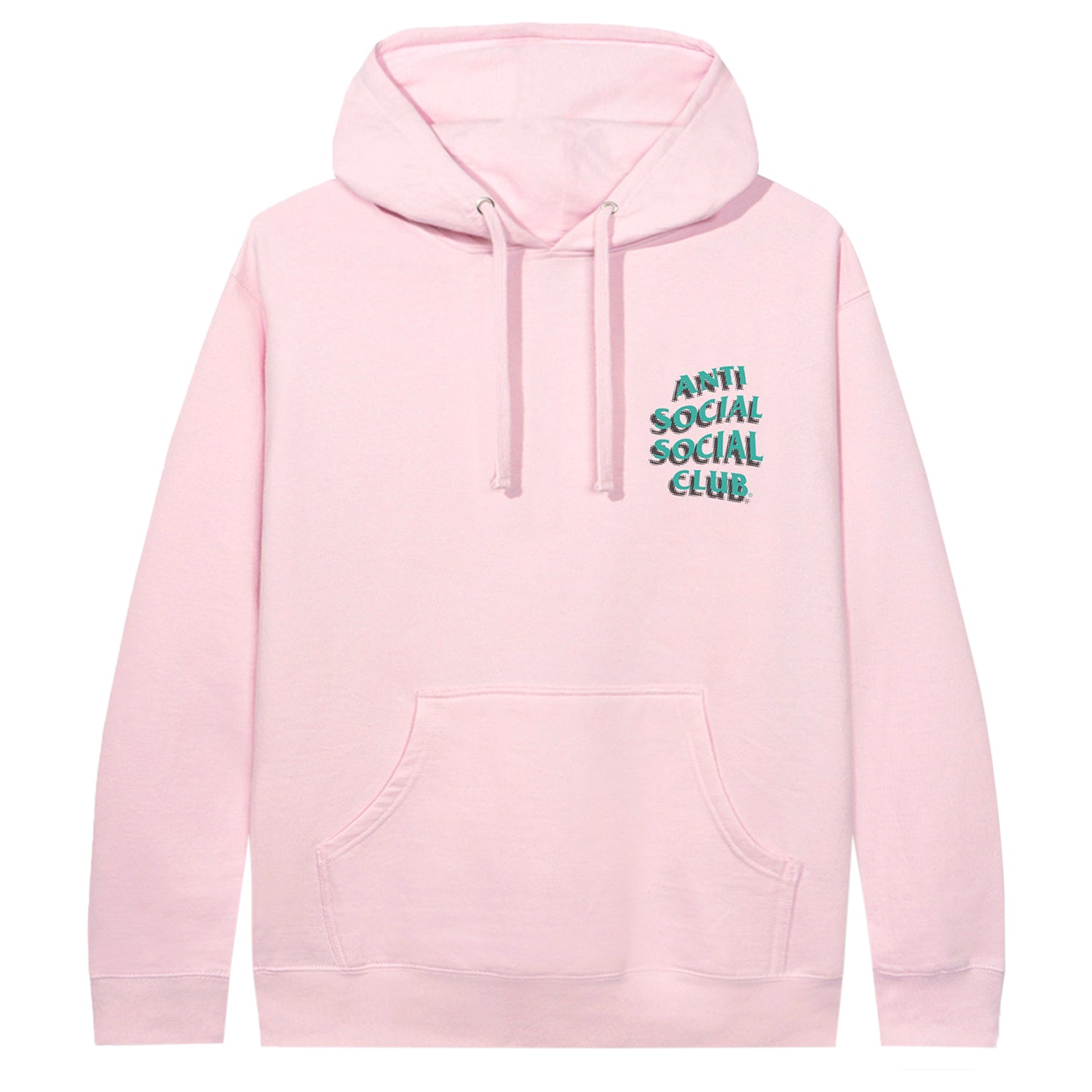 Blue Hoodie Light Pink Anti Social Social Club Anti Social Social