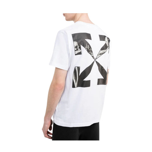 Off-white Caravag Arrow Slim S/s Tee Mens Style : Omaa027c99jer00 hover image