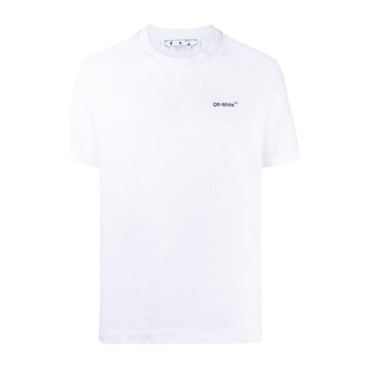 Off-white Caravag Arrow Slim S/s Tee Mens Style : Omaa027c99jer00