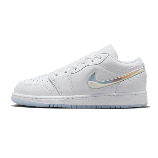 Air Jordan 1 Low (GS), SE Glitter Swoosh