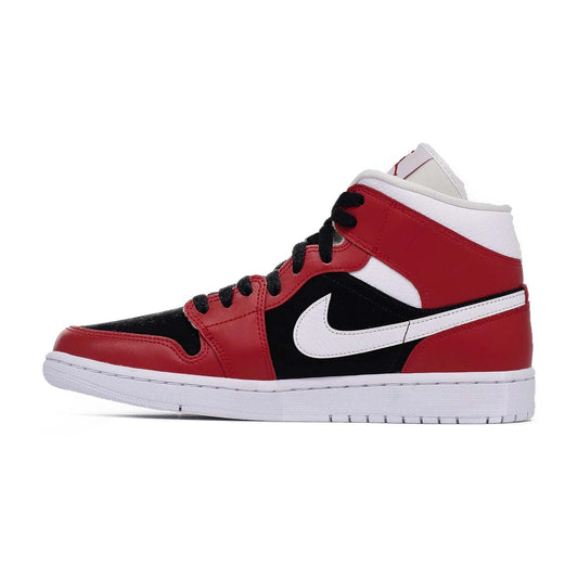 Women's Air Jordan 1 Mid, Gym Red Black hover image