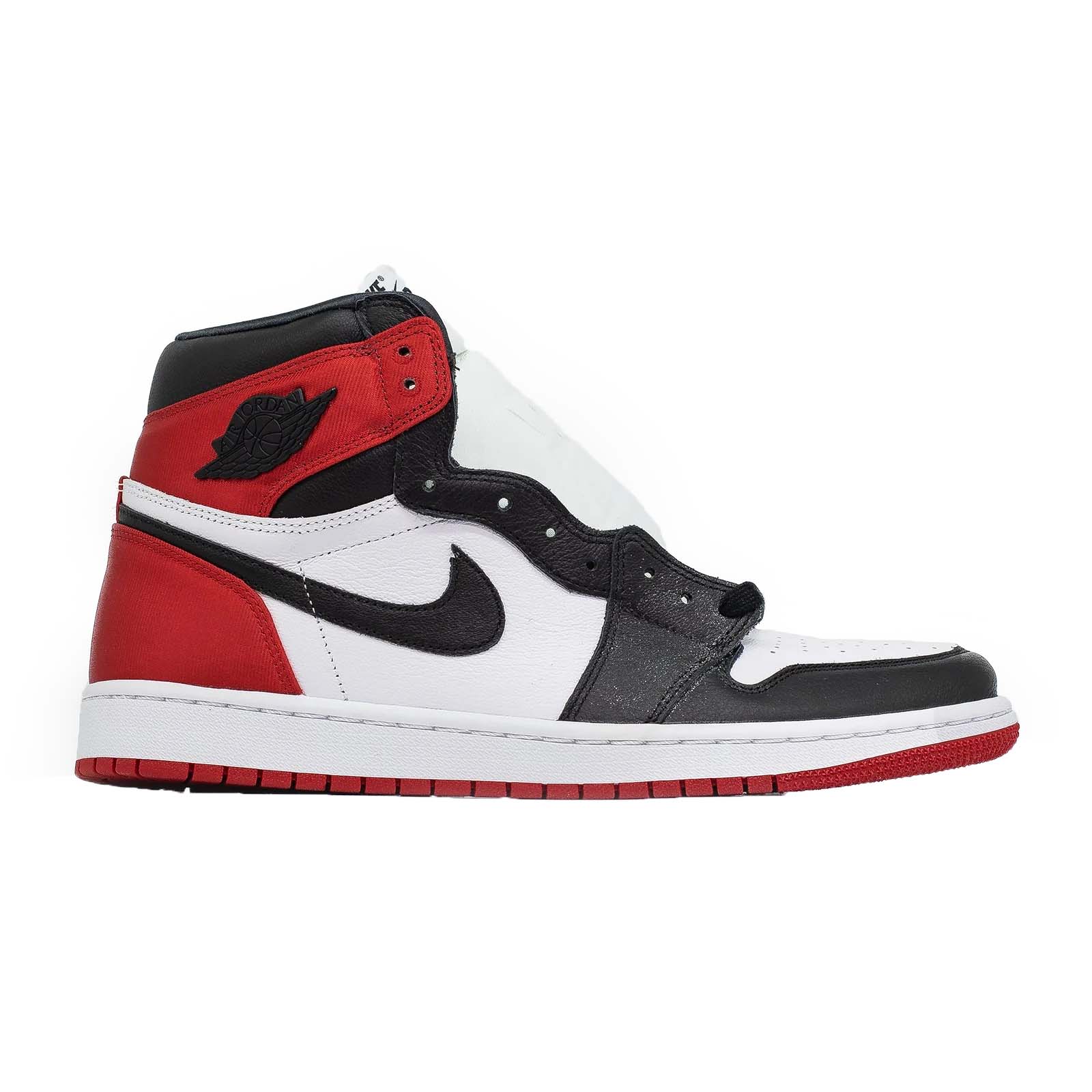 Jordan 1 wmns satin black toe best sale