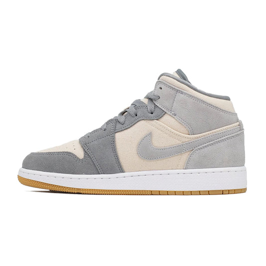 Air Jordan 1 Mid (PS), Coconut Milk Particle Grey hover image