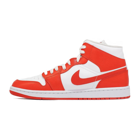 Women's Air Jordan 1 Mid, Habanero Red hover image