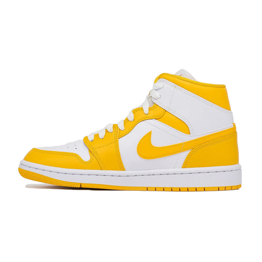 Women's Air Jordan 1 Mid, University Gold hover image