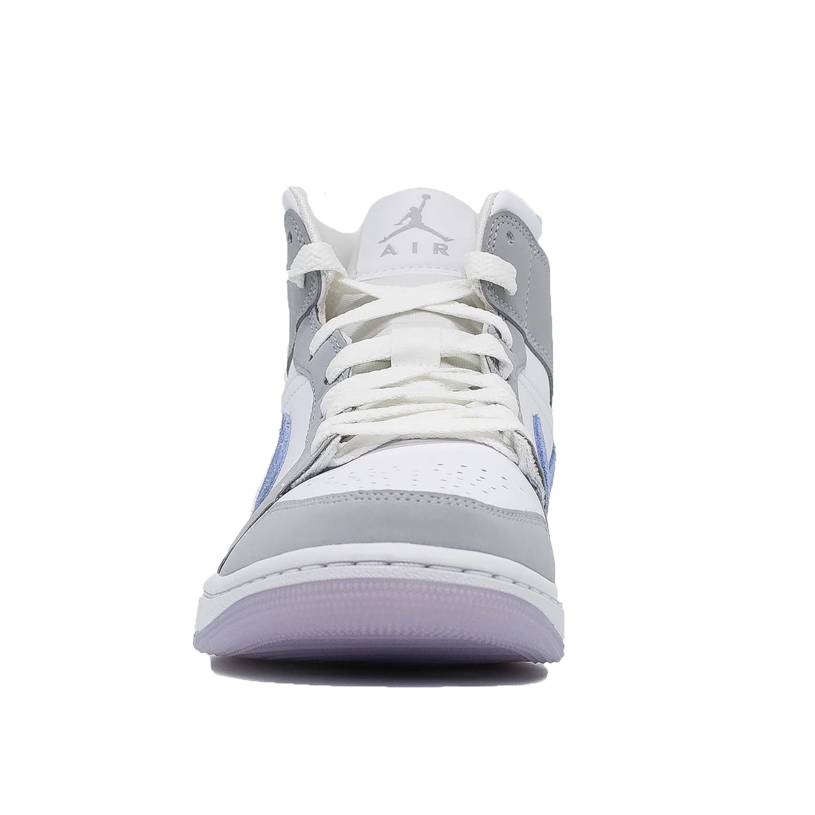 Women's Air Jordan 1 Mid, Wolf Grey Aluminum