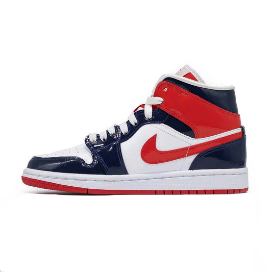 Women's Air Jordan 1 Mid, Champ Colors hover image