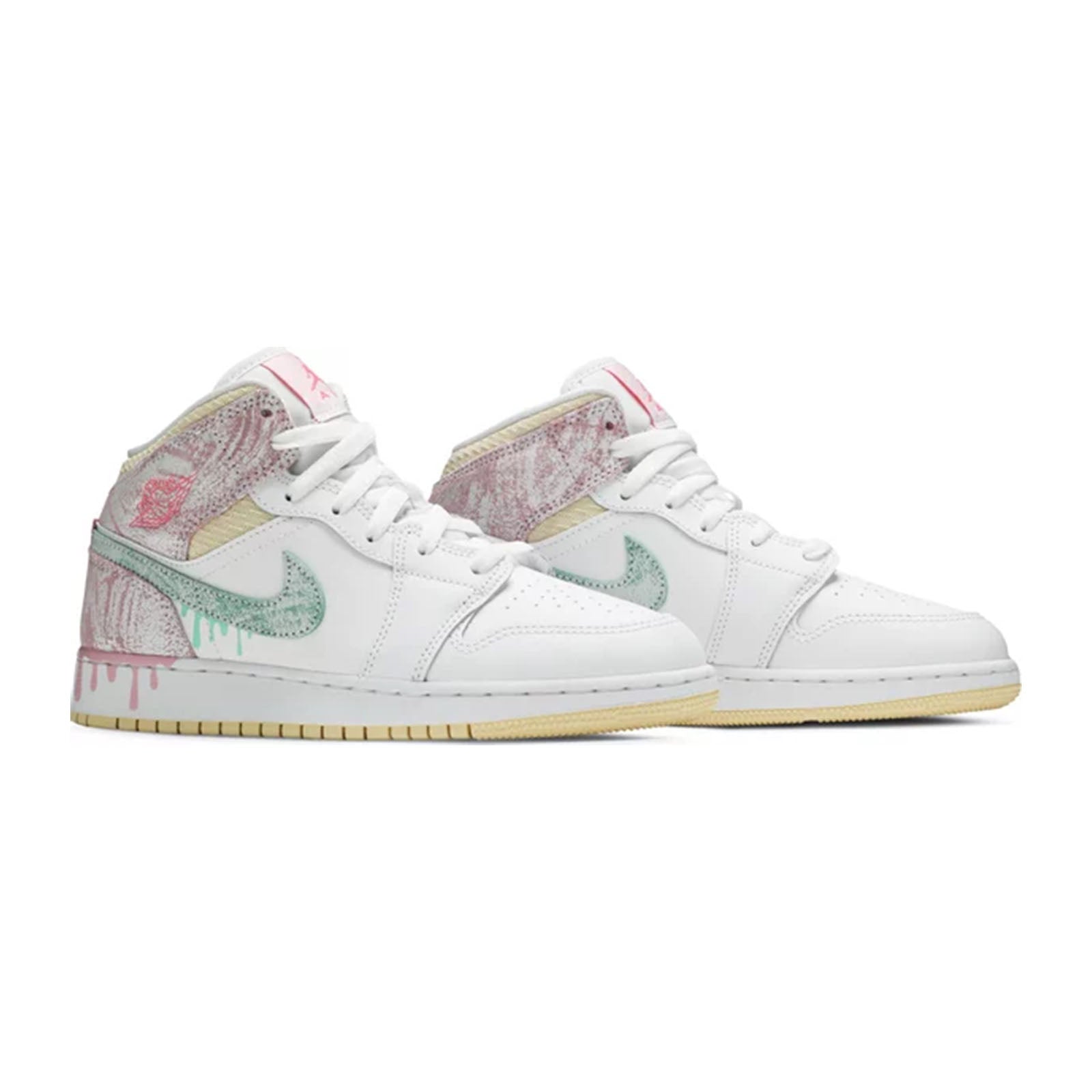 Girl’s Ice Cream Air Jordan 1’s Size authentic 5