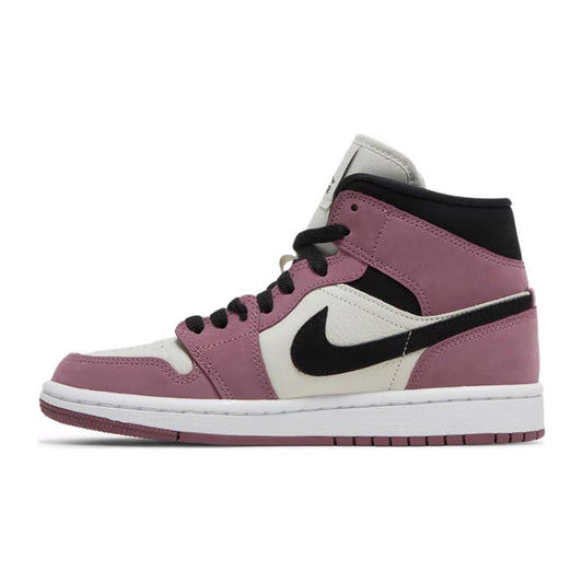 Women's Air Jordan 1 Mid, SE Berry Pink hover image