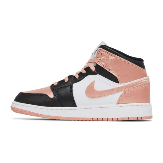 Air Jordan 1 Mid (GS), White Light Madder Root hover image