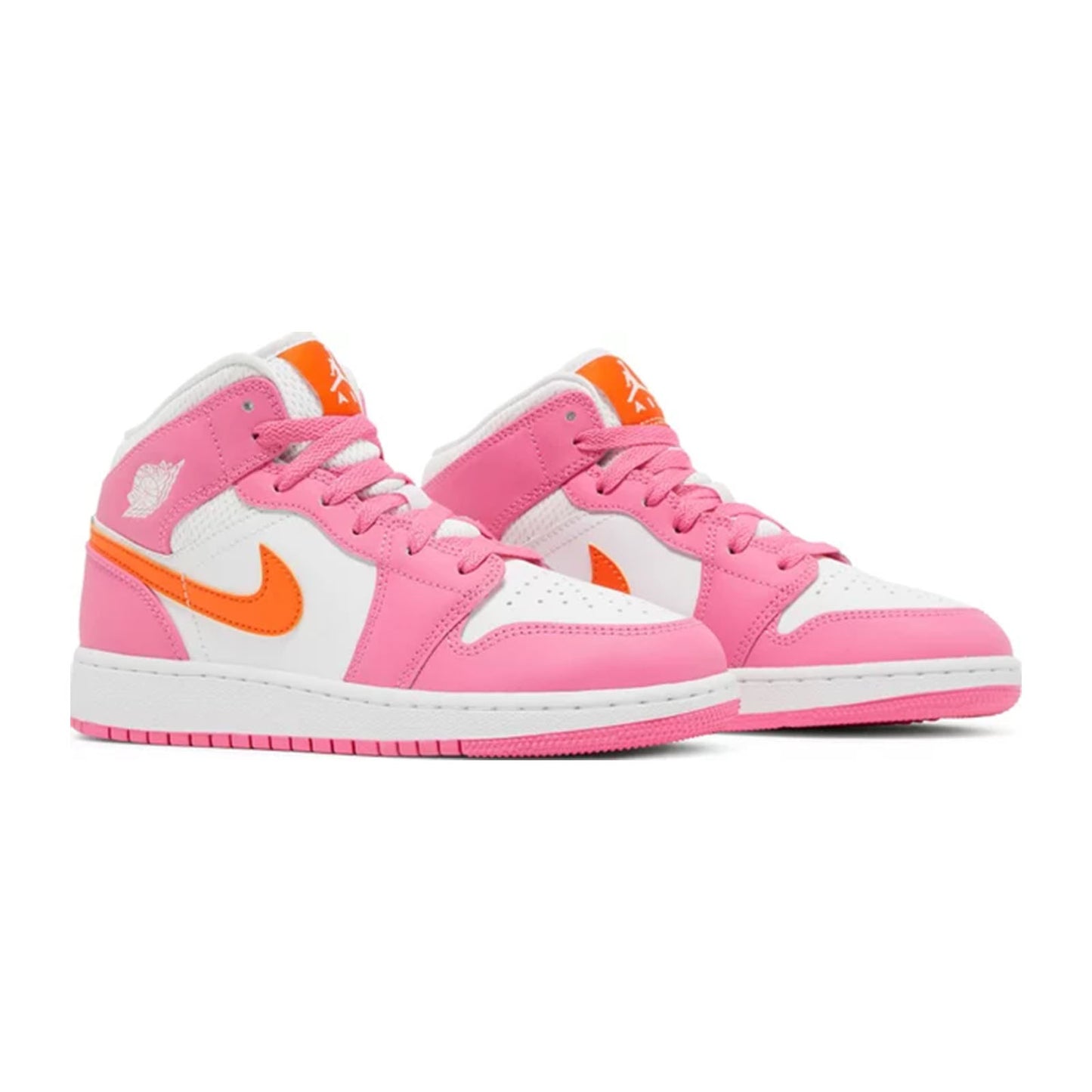 Air Jordan 1 Mid (GS), Pinksicle Orange