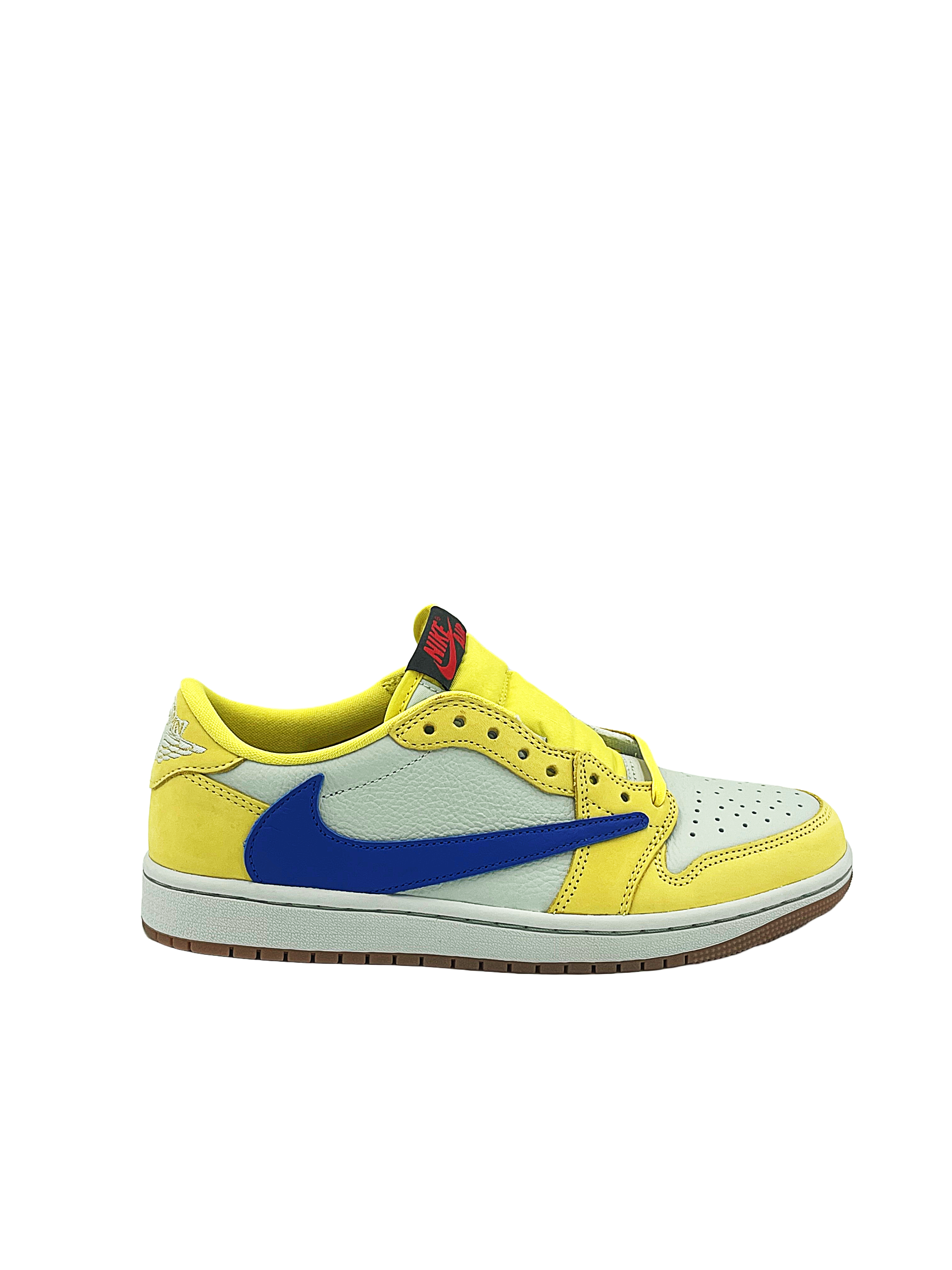Women's Air Jordan 1 Low, Travis Scott Canary – Impossible Kicks