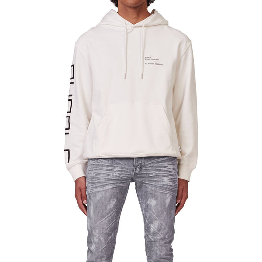 Purple-brand French Terry Pullover Hoody-Wordmark Mens Style : P410-fcmw322 hover image