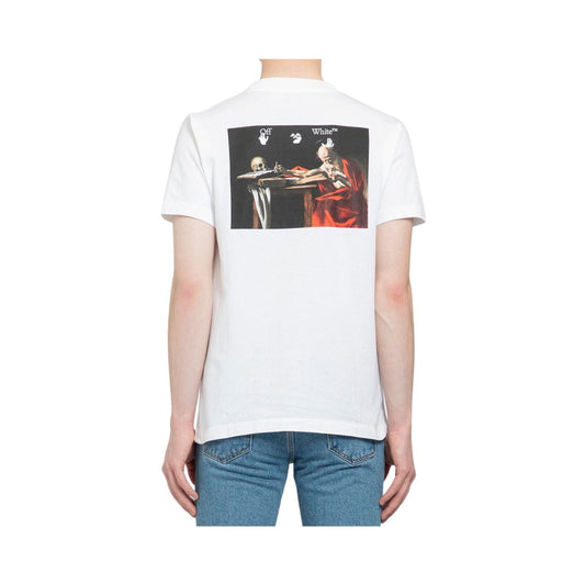 Off-white Caravag Paint Slim S/s Tee Mens Style : Omaa027c99jer00 hover image