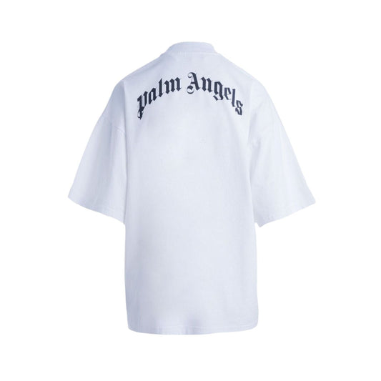 Palm Angels Womens Bear Loose T-Shirt White/Brown hover image