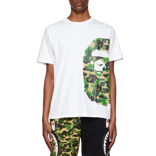 Bape Abc Camo Single Color Side Big Ape Head Tee Mens Style : 9570722