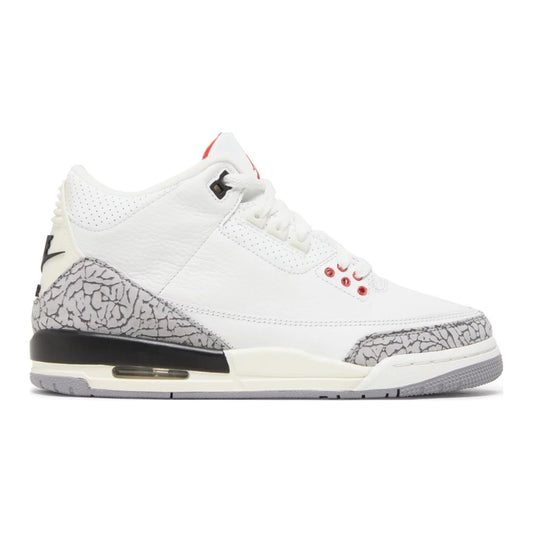 Air Jordan 3 (GS), White Cement Reimagined