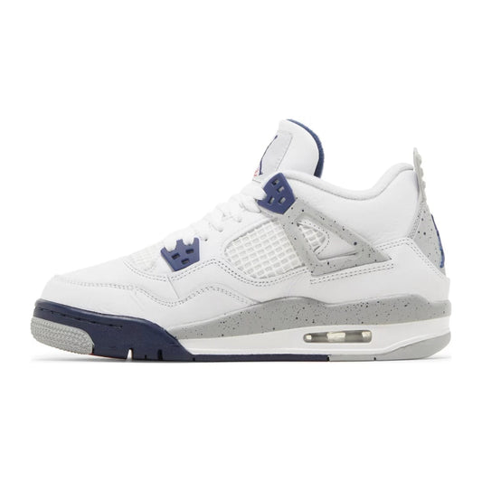 Air Jordan 4 (GS), Midnight Navy hover image
