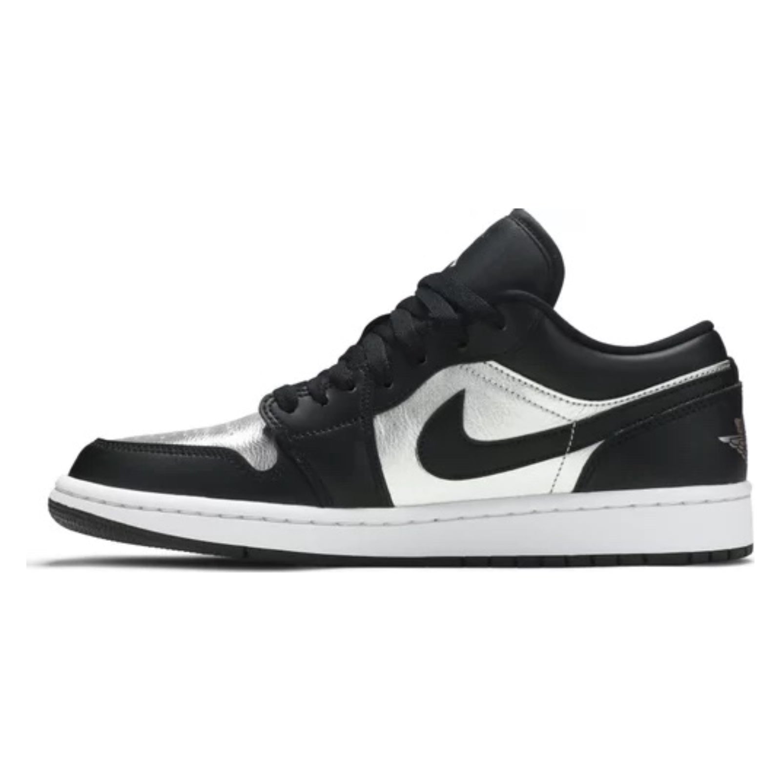 Women's Air Jordan 1 Low, Silver Toe