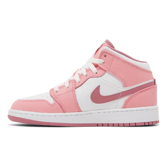 Women's Air Jordan 1 Mid, Strawberries and Cream hover image