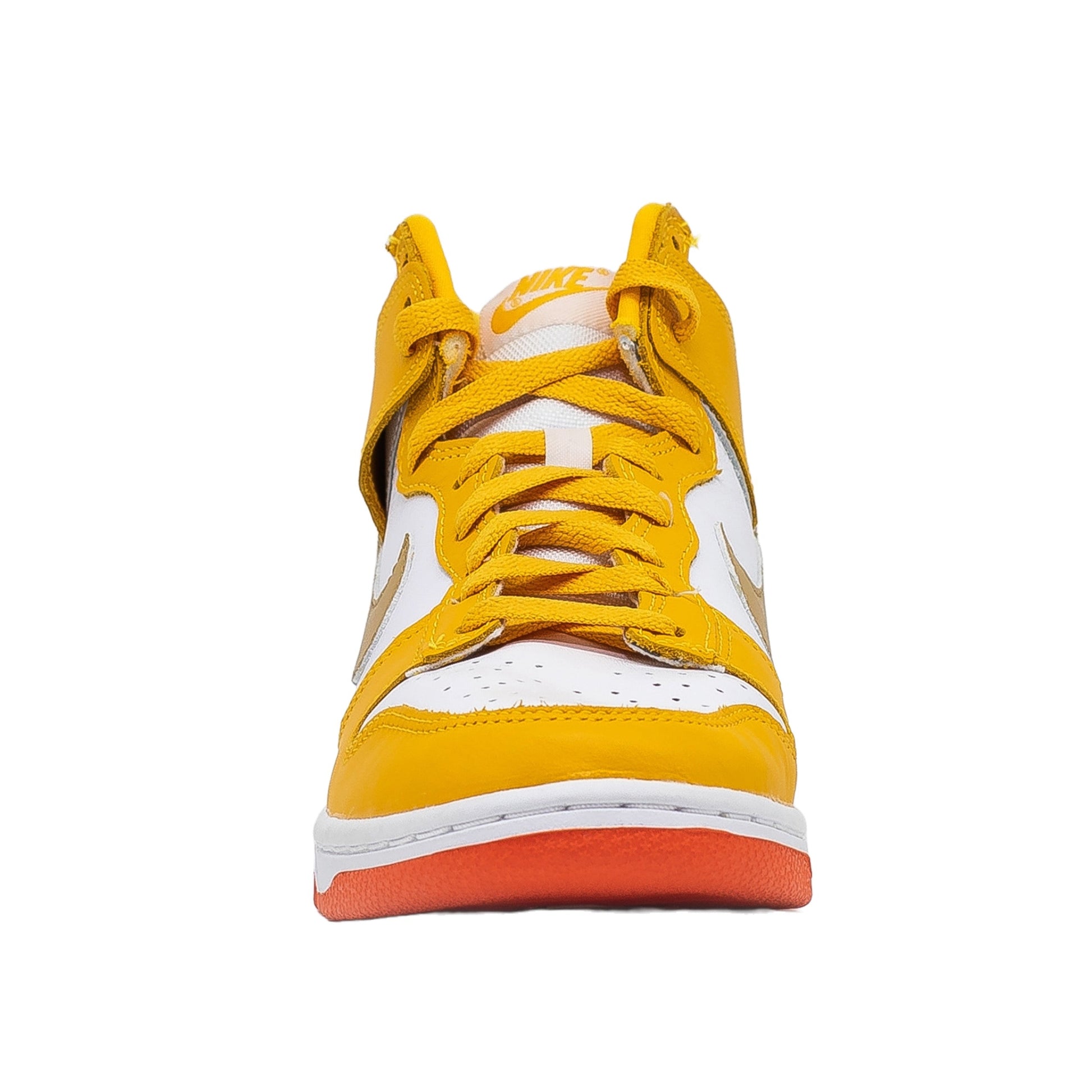 Women's Nike Dunk High, University Gold Orange