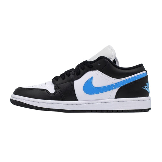 Women's Air Jordan 1 Low, Black University Blue hover image