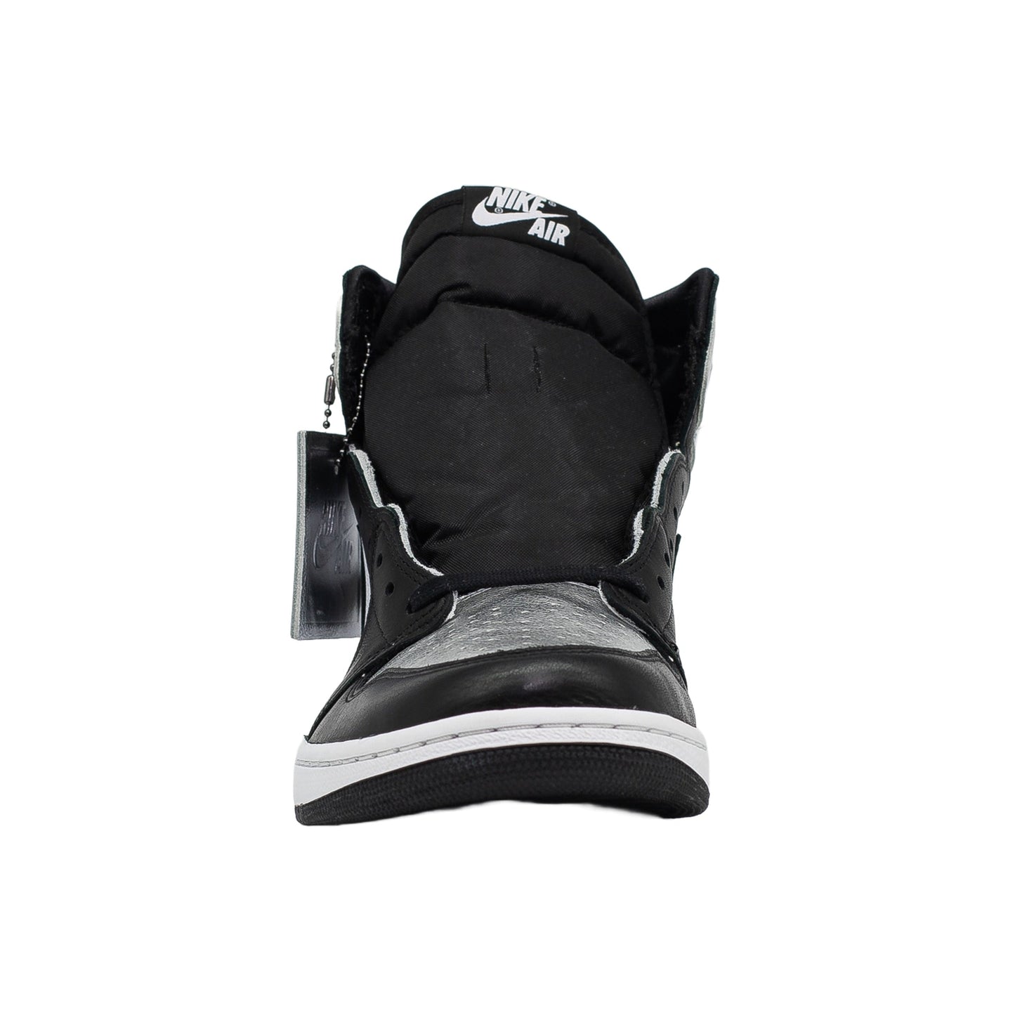 Women's Air Jordan 1 High, Silver Toe