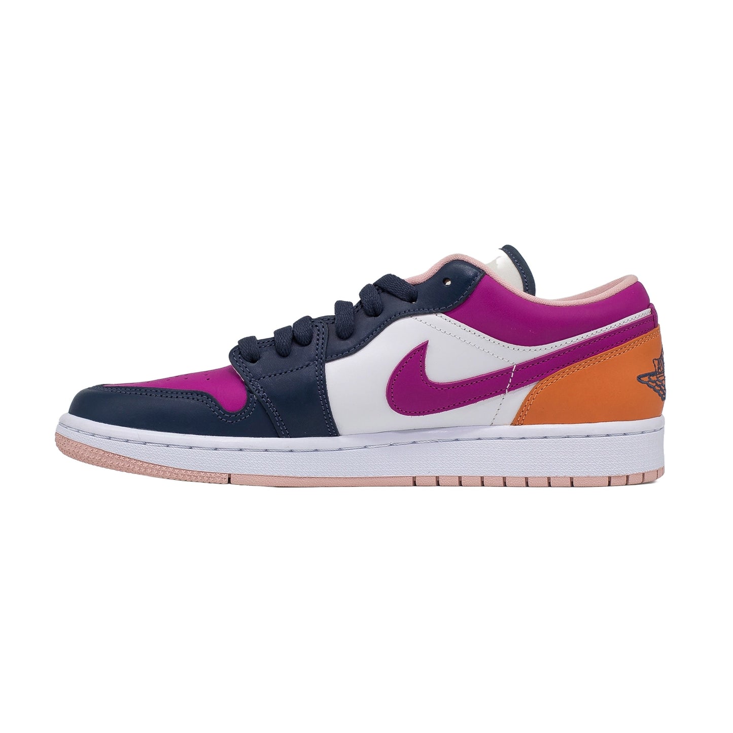 Women's Air Jordan 1 Low, Mismatched- Purple Magenta