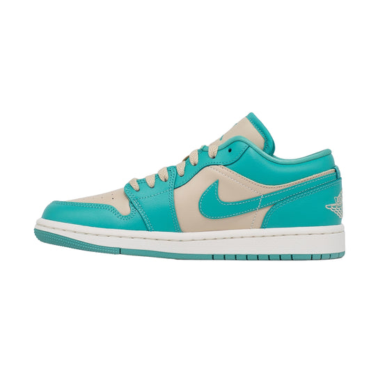 Women's Air Jordan 1 Low, Tropical Teal Sandy Beige hover image