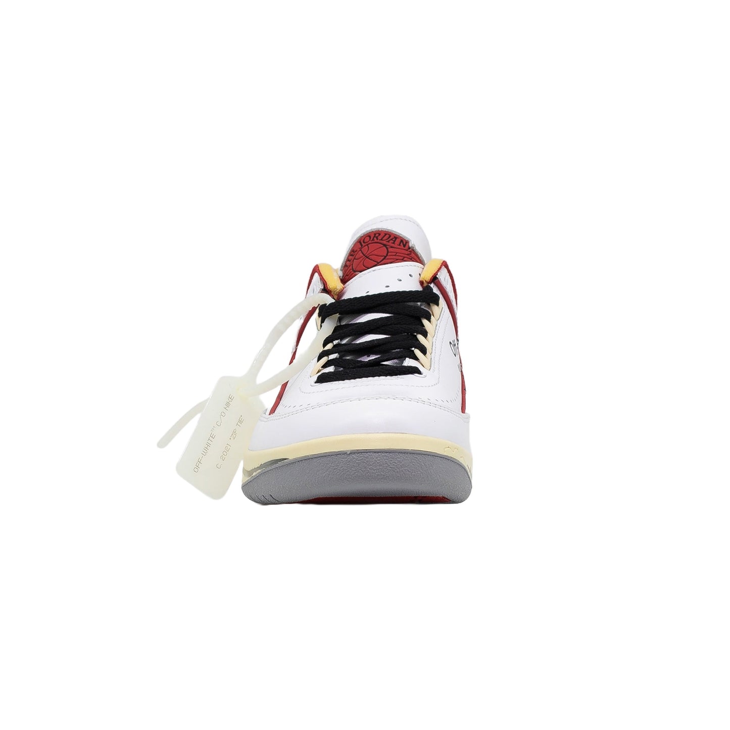 Air Jordan 2 Low, Off-White White Varsity Red