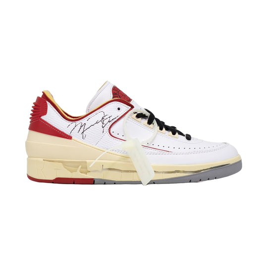 Air Jordan 2 Low, Off-White White Varsity Red