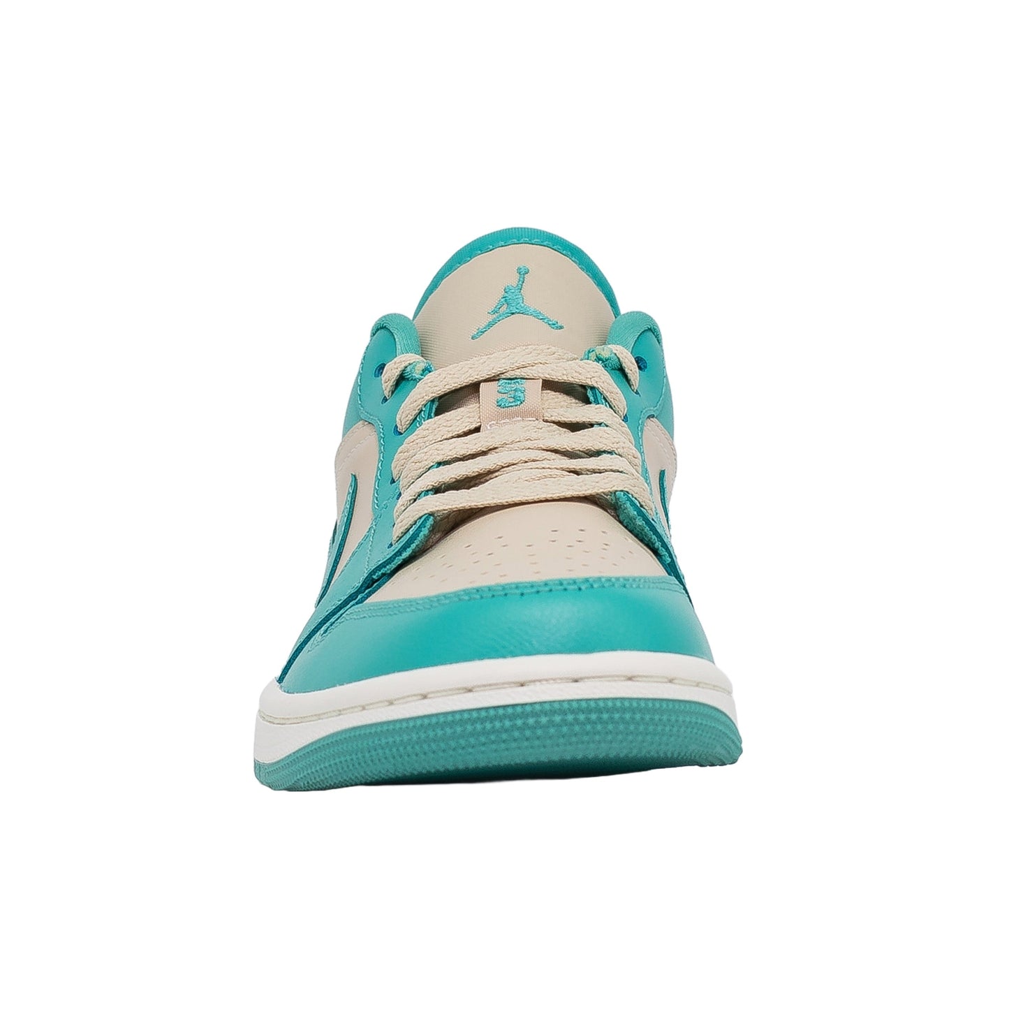Women's Air Jordan 1 Low, Tropical Teal Sandy Beige