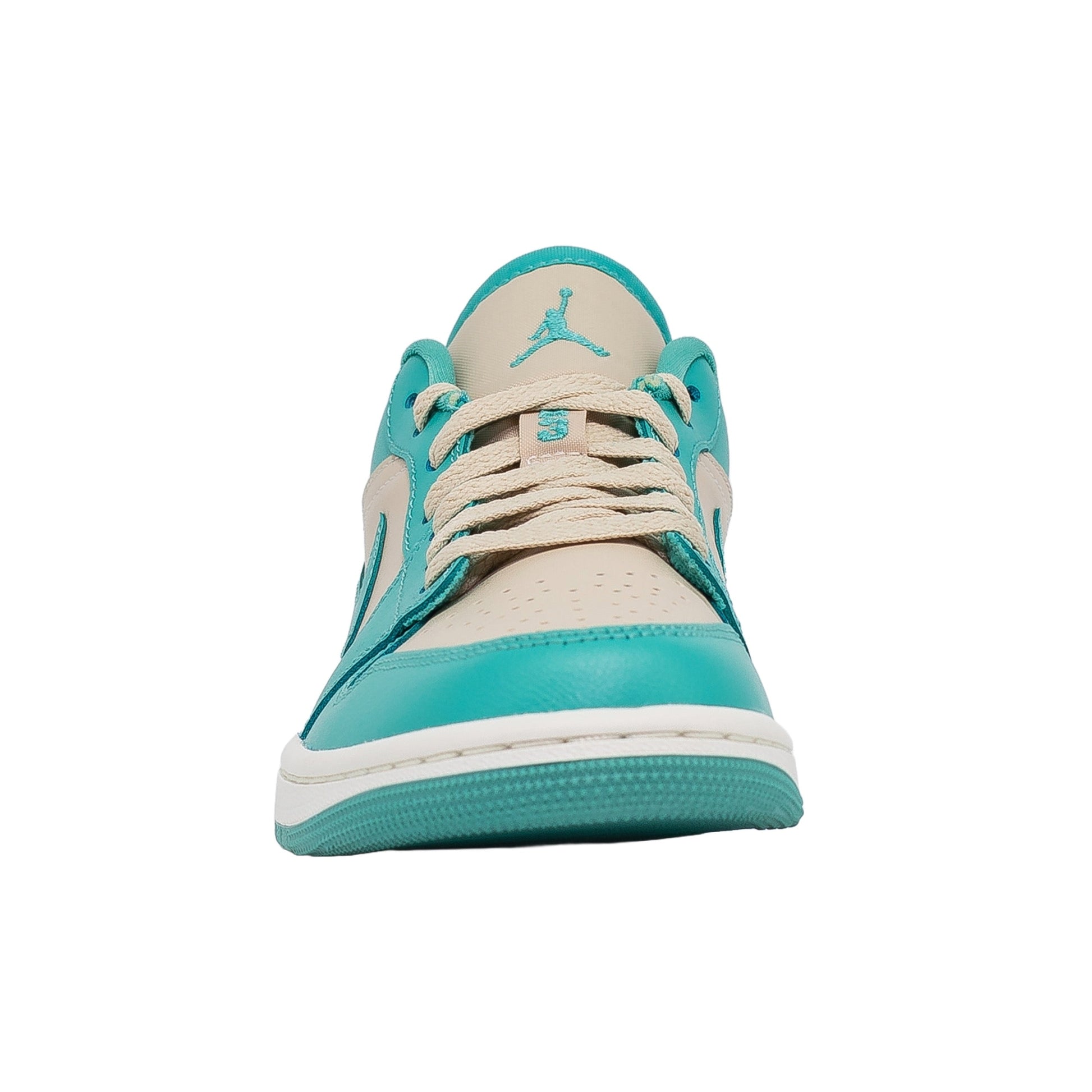 Women's Air Jordan 1 Low, Tropical Teal Sandy Beige