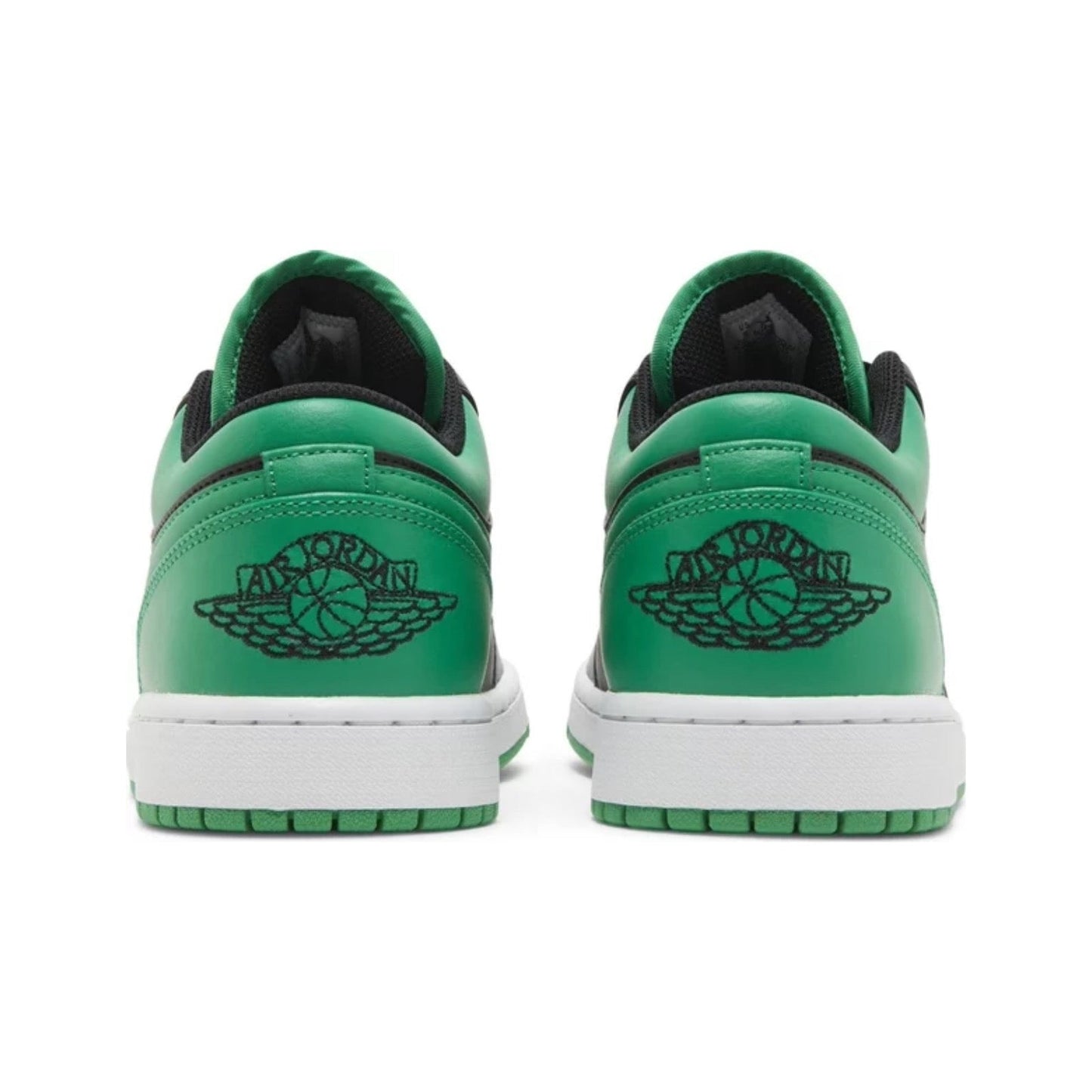 Air Jordan 1 Low (No Box), Black Lucky Green