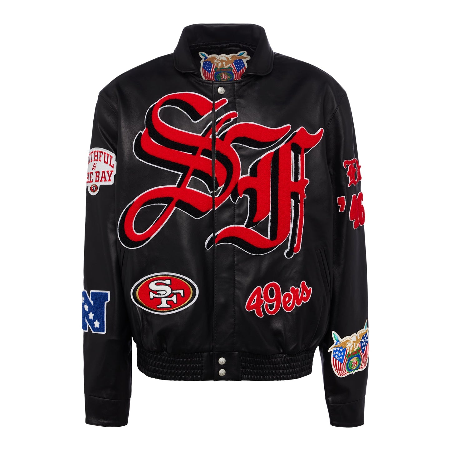 SAN FRANCISCO 49ERS LEATHER JACKET