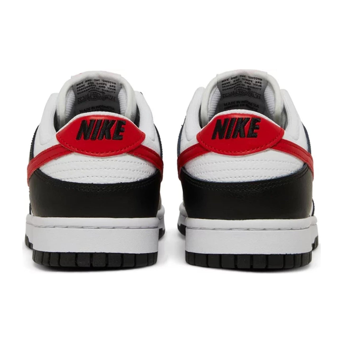 Nike Dunk Low, Black White Red