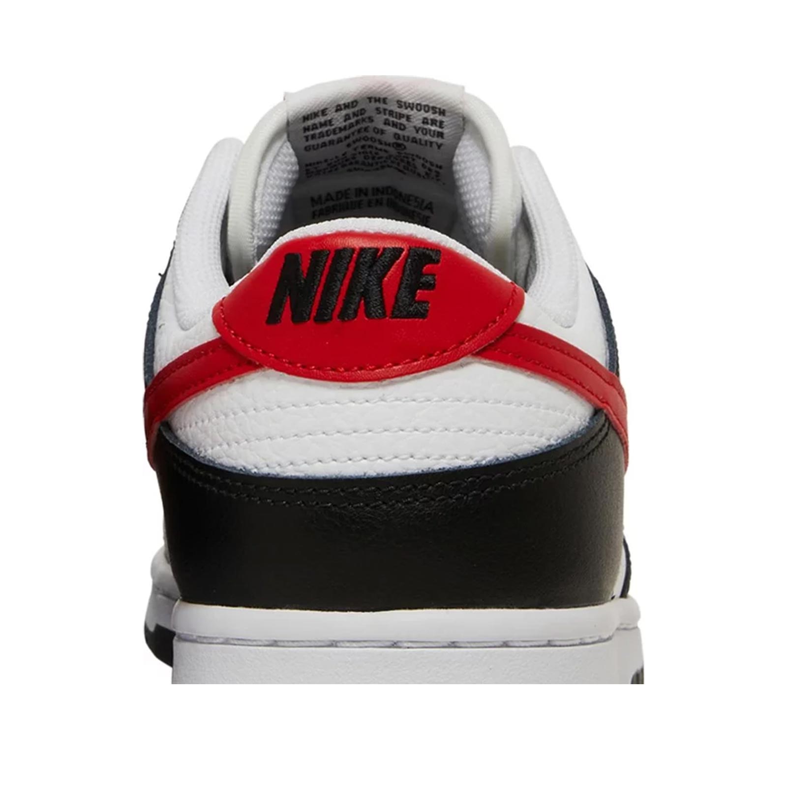 Nike Dunk Low, Black White Red