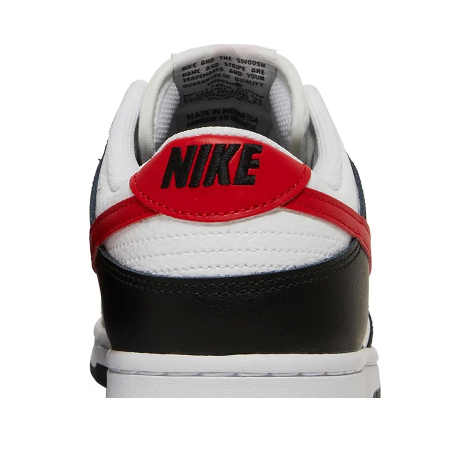 Nike Dunk Low, White Black Red